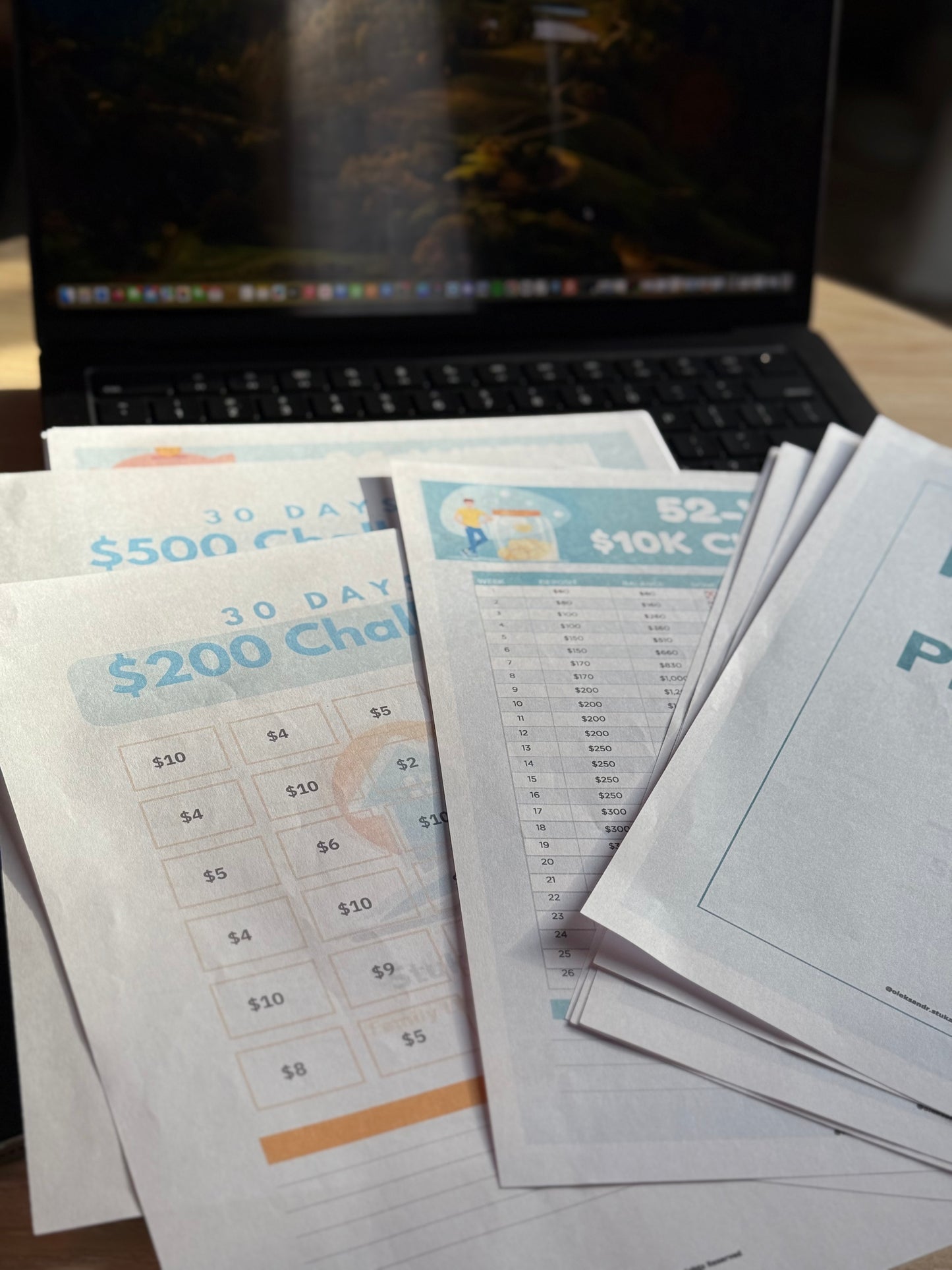 Ultimate Printable Savings Planners