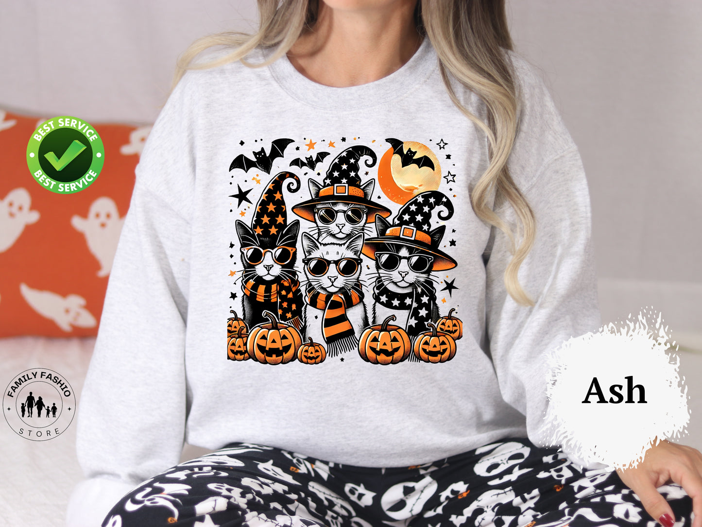 Halloween Cats sweater