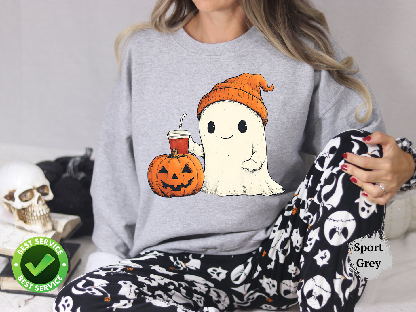 Halloween Ghost Sweater