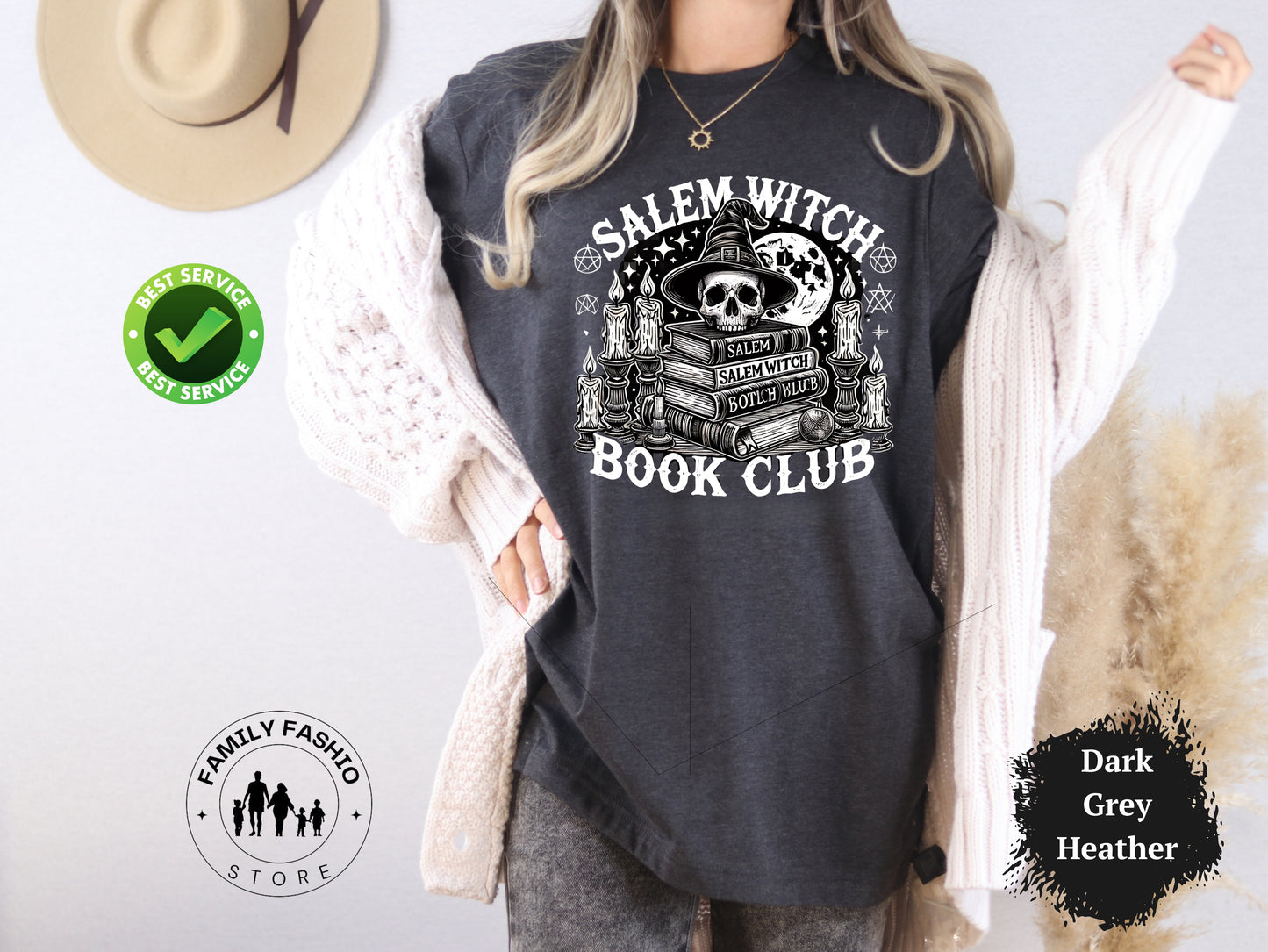 Salem Witch Book Club sweater