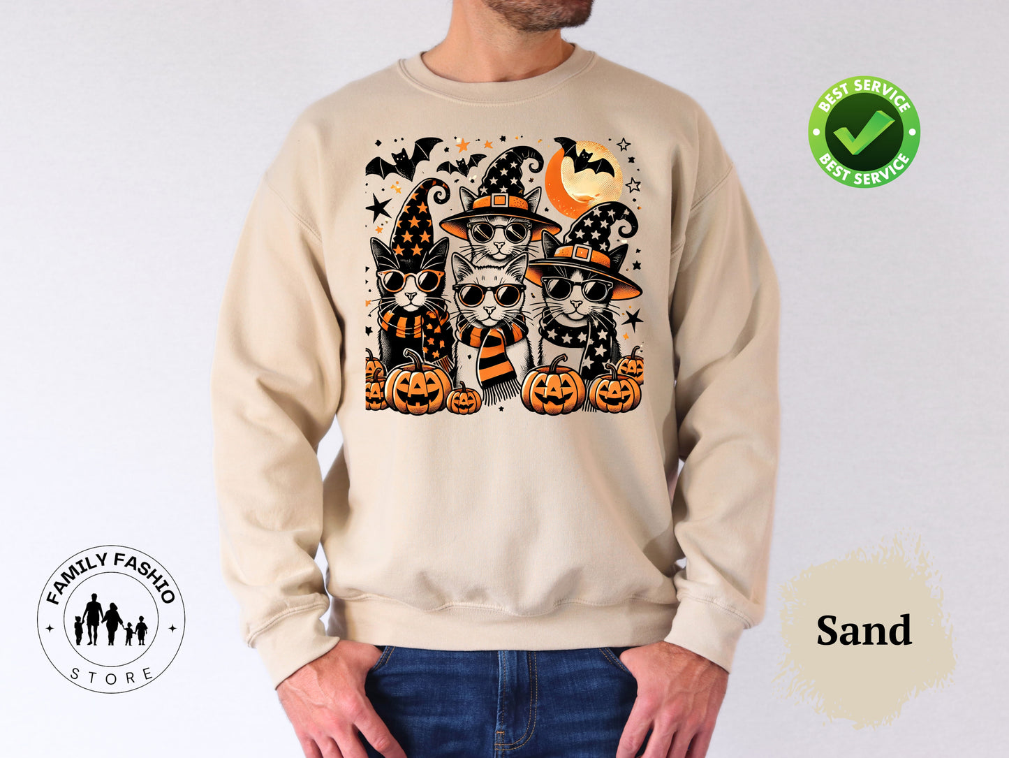 Halloween Cats sweater