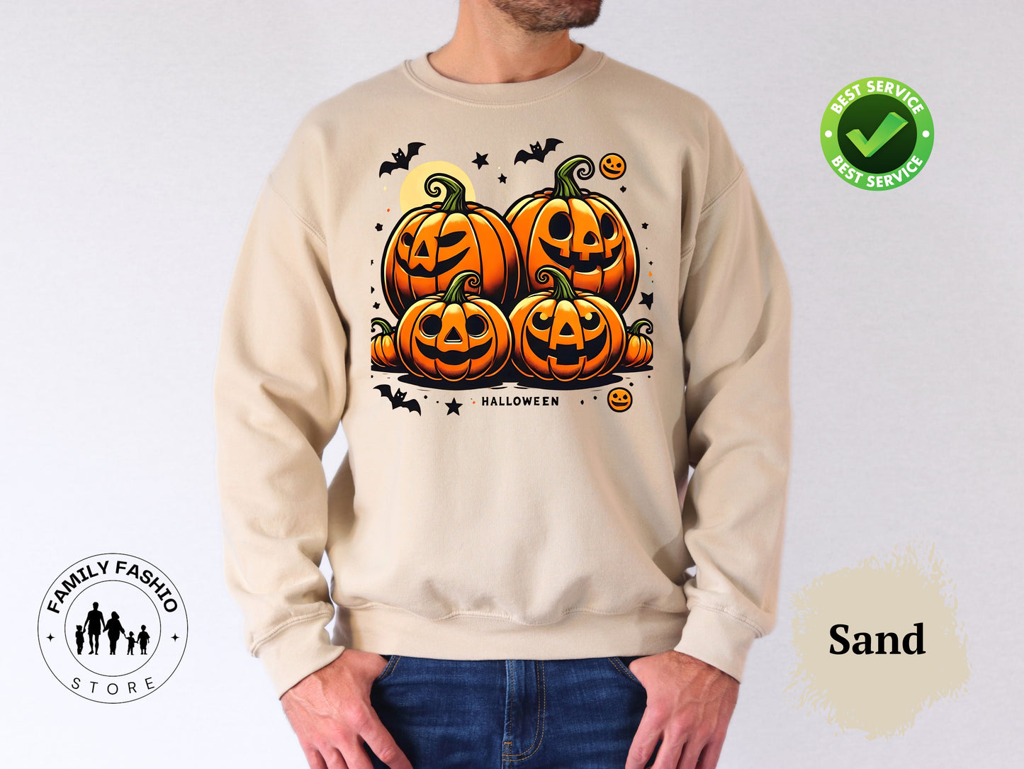 Jack o Lantern  pumpkin sweater