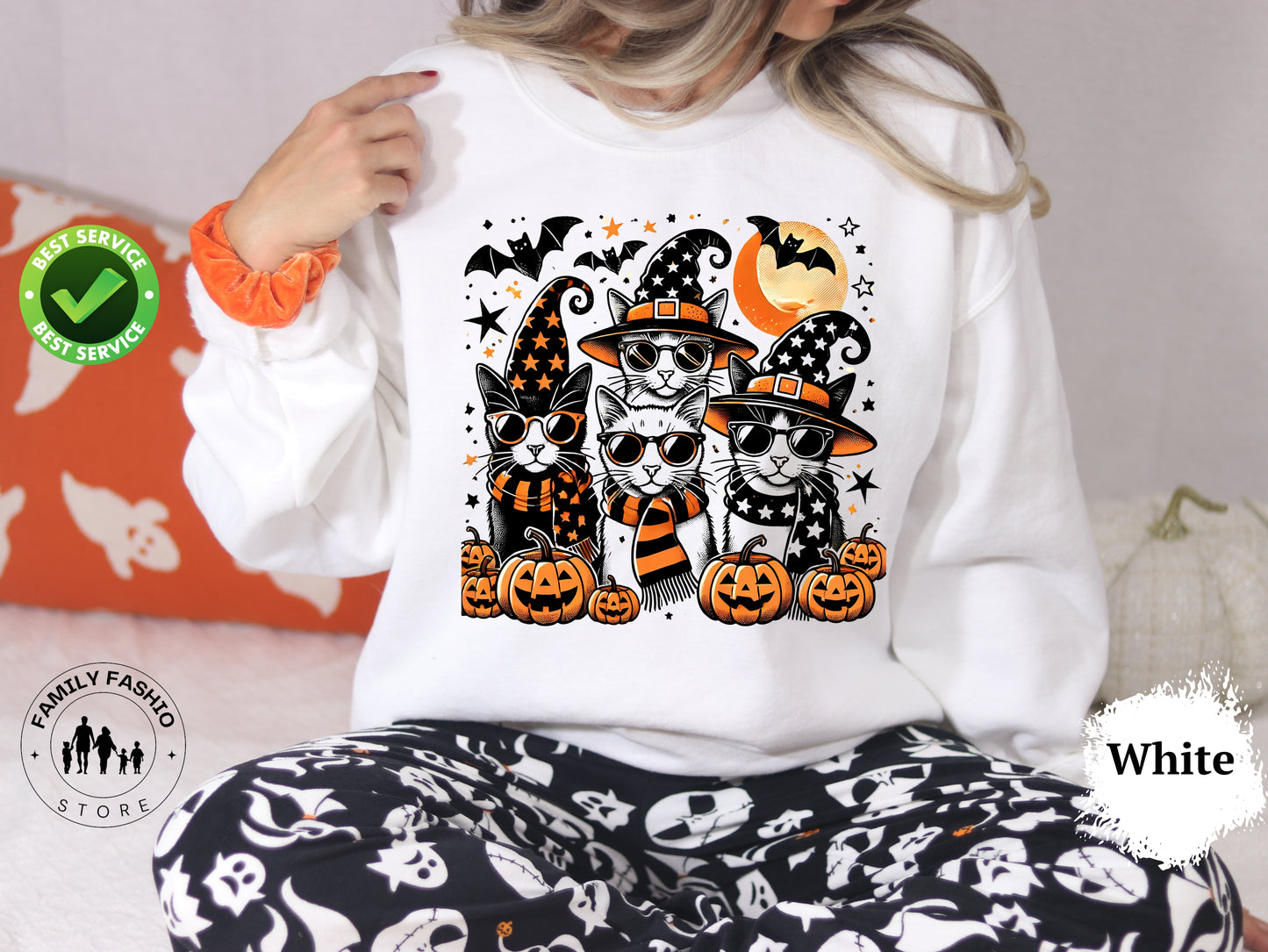 Halloween Cats sweater