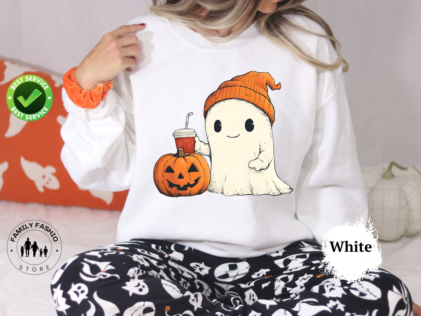 Halloween Ghost Sweater