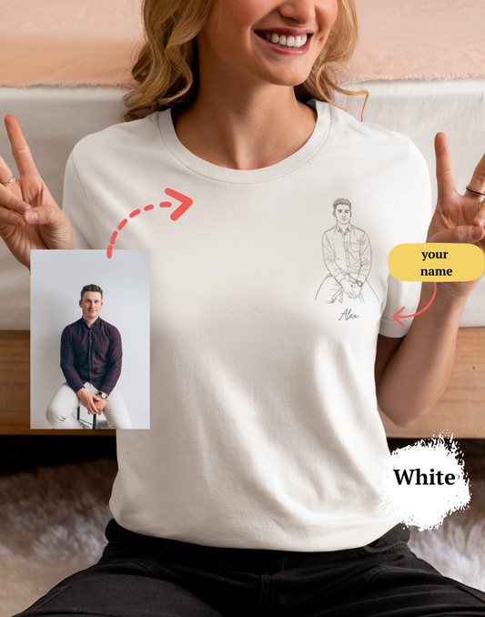 Pet Photo + Name CUSTOM T-SHIRT